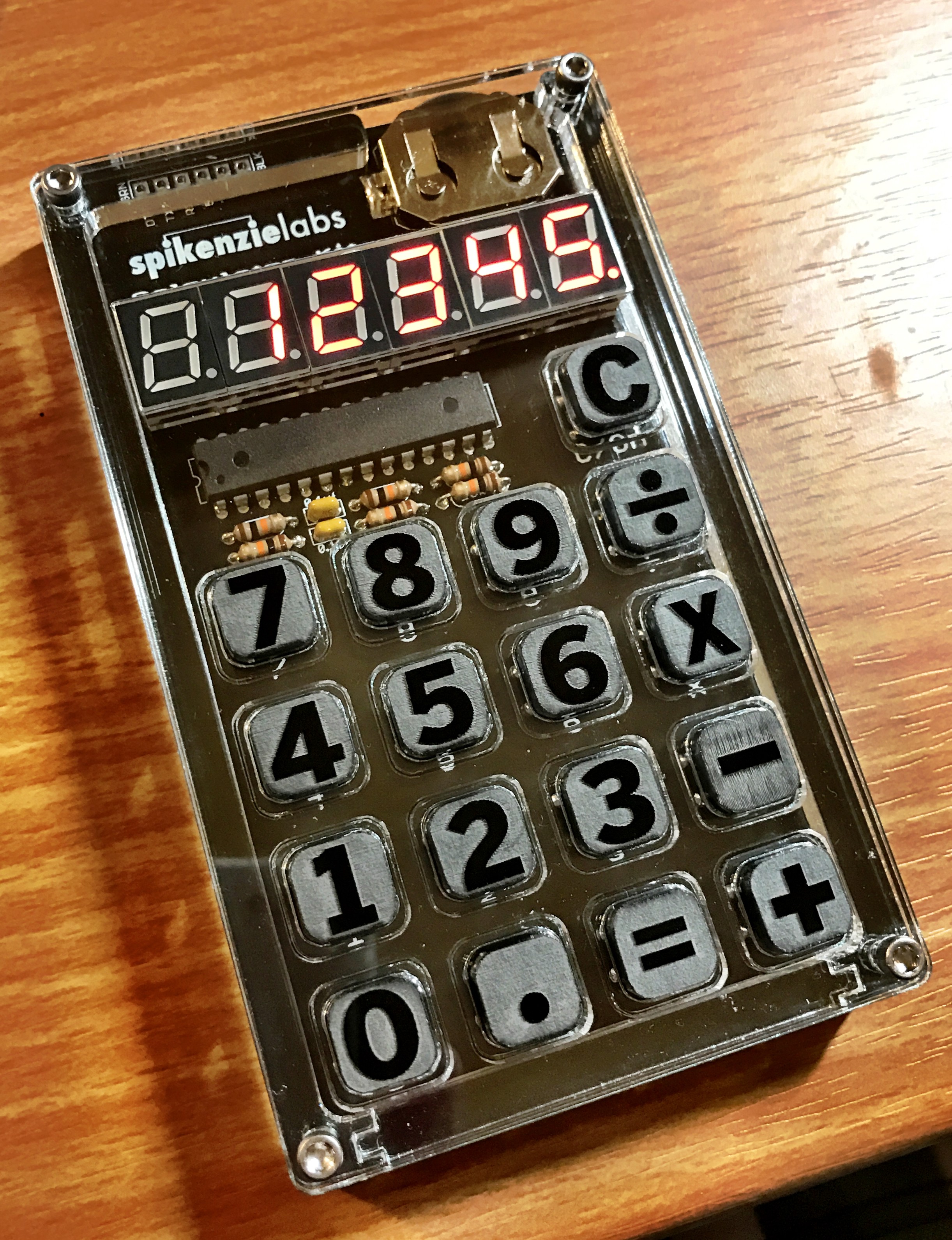 A completed SpikenzieLabs calculator
