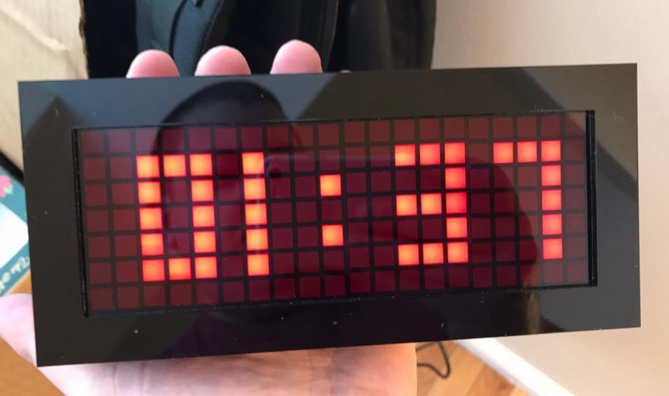 Building the Solder : Time Desk Clock